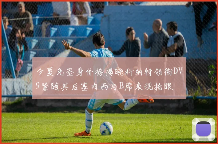今夏免签身价榜揭晓科纳特领衔DV9紧随其后塞内西与B席表现抢眼